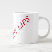 heiße LippenTasse Jumbo-Tasse (Rechts)