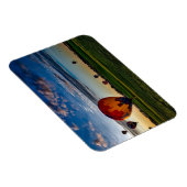 Heiße Luft Ballon Festival in einem schönen wolkig Magnet (Rechte Seite)