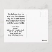 Heiße Luft-Ballonfest 2023 am Havasu-See Postkarte (Rückseite)