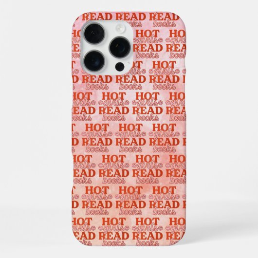 Heiße Mädchen lesen Bücher iPhone Hülle (Rückseite)