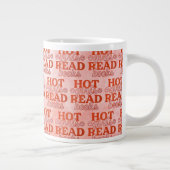 Heiße Mädchen lesen Bücher Jumbo-Tasse (Rechts)