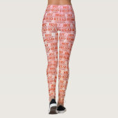 Heiße Mädchen lesen Bücher Leggings (Rückseite)