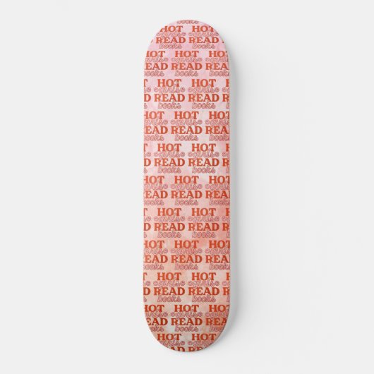 Heiße Mädchen lesen Bücher Skateboard (Vorderseite)