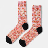 Heiße Mädchen lesen Bücher Socken (Linkes Detail)