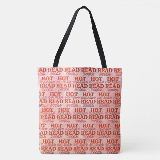 Heiße Mädchen lesen Bücher Tasche (Vorderseite)