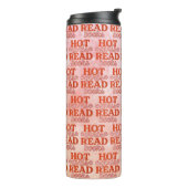 Heiße Mädchen lesen Bücher Thermosbecher (Nach links gedreht)