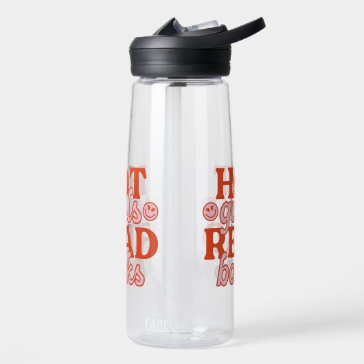 Heiße Mädchen lesen Bücher Trinkflasche (Links)