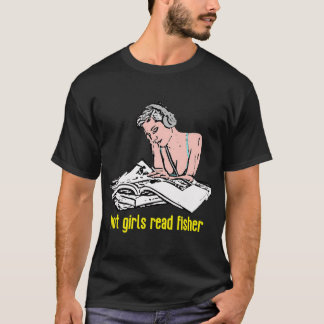 Heiße Mädchen lesen Mark Fisher T-Shirt
