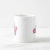 Heiße Mädchen lesen Schund Kaffeetasse (Mittel)