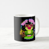 Heiße Mädchen lieben Frösche Lustiger Süßer Frosch Kaffeetasse (VorderseiteRechts)