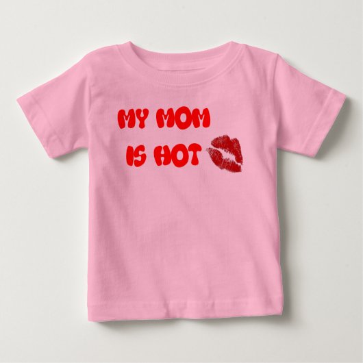 HEISSE MAMA BABY T-SHIRT (Vorderseite)