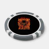 Heiße Molon Labe Spartan Kriegermaske am Feuer Pokerchips (Einzeln)