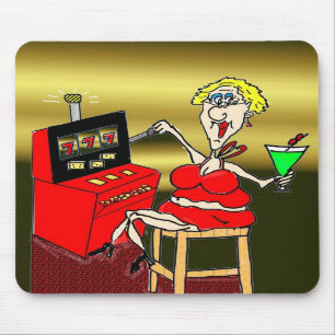 HEISSE MUTTER SPIELAUTOMAT MARTINI MOUSEPAD