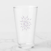 Heiße Paprika Lila Mandala Kunst Glas (Rückseite)