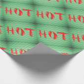 heiße Paprikaschoten Geschenkpapier (Ecke)