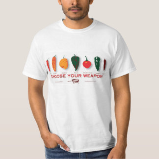 Heiße Paprikaschoten - wählen Sie Ihre Waffe T-Shirt