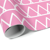 Heiße Pink-Muster Weihnachten Geschenkpapier (Rolleneckpunkt)