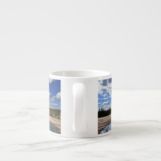 Heiße Quelle Espressotasse (Rückseite)