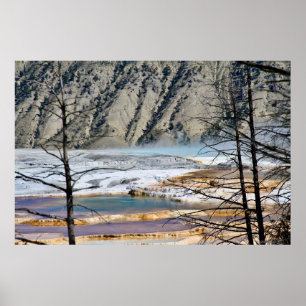 Heiße Quelle Natur Poster