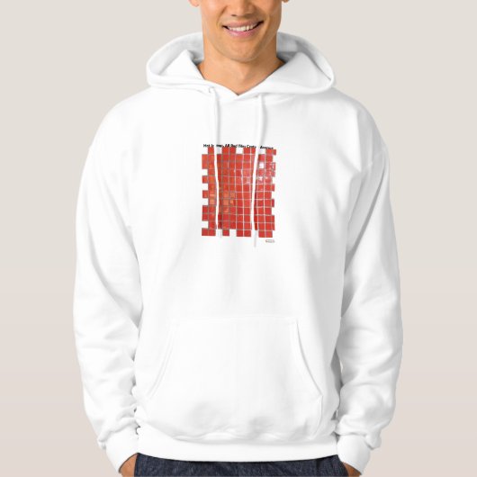 Heiße Quellen, AR-rote Fliesen, Mittelave-Geschenk Hoodie (Vorderseite)