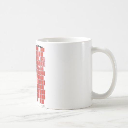 Heiße Quellen, AR-rote Fliesen, Mittelave-Geschenk Kaffeetasse (Rechts)