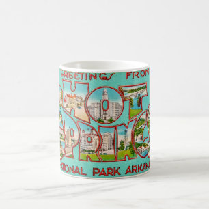 Heiße Quellen Arkansas Vintage Tasse