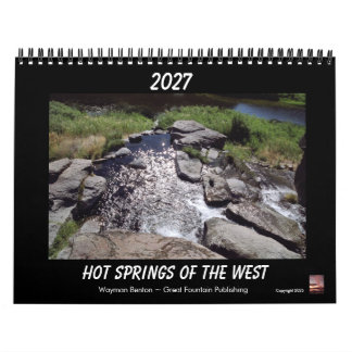 Heiße Quellen des Westens 2027 Kalender