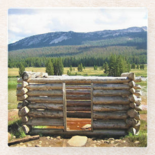 Heiße Quellen in Tuolumne Meadows, Yosemite, CA Glasuntersetzer