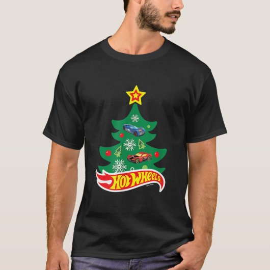 Heiße Räder - Heiße Räder Weihnachtsbaum T-Shirt (Vorderseite)