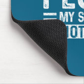 Heiße rauchende Ehefrau Ehemann Valentinstag Mousepad (Ecke)