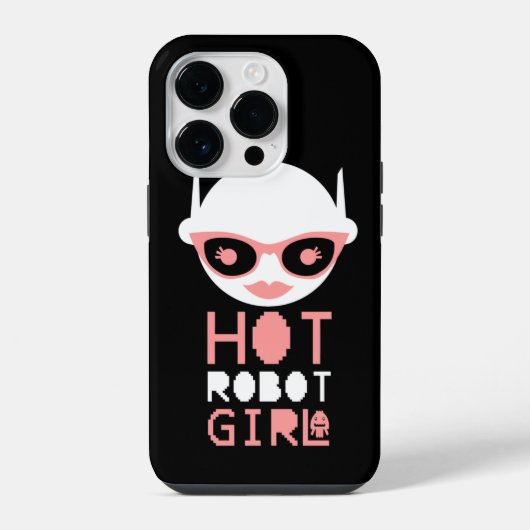 Heiße Roboterfrau iPhone Hülle (Rückseite)