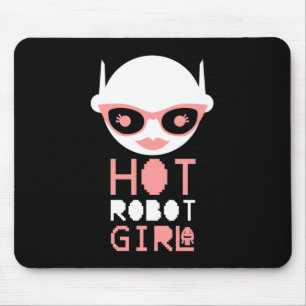 Heiße Roboterfrau Mousepad