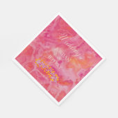 Heiße romantische Hochzeit Serviette (Ecke)