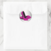 Heiße rosa High Heel Schuh Aufkleber (Tasche)