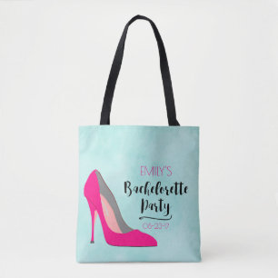 Heiße rosa Stiletto-Hochhacken-Junggesellinnen-Abs Tasche