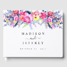 Heiße Rosa- und Gelbfrühlingsblütenhochzeit