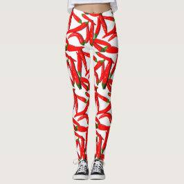 Heiße rote grüne leggings