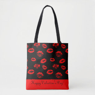 Heiße rote Lippen / Küsse Tasche