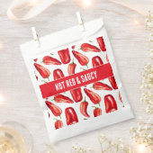Heiße Rote & Scharfes Hochzeit Geschenktütchen (Ausgeschnitten)