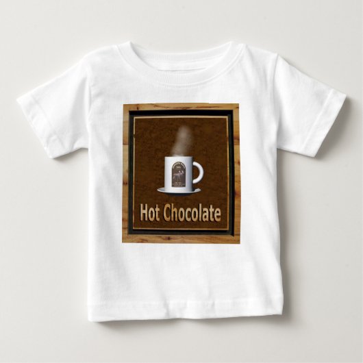 Heiße Schokolade Baby T-shirt (Vorderseite)