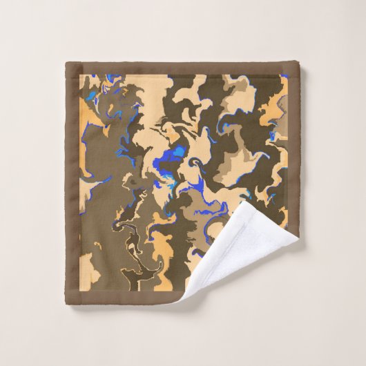 Heiße Schokolade Badhandtuch Set (Waschlappen)