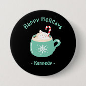 Heiße Schokolade Button (Vorderseite)