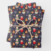 Heiße Schokolade Candy Cane Ginger Brot Geschenkpapier Set (Beispiel)