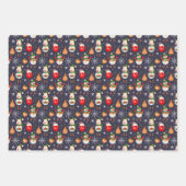 Heiße Schokolade Candy Cane Ginger Brot Geschenkpapier Set (Vorderseite)