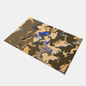 Heiße Schokolade Fußmatte (Schrägansicht)