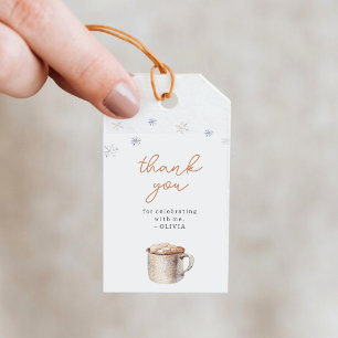 Heiße Schokolade Geburtstagsgeschenk-Tags Geschenkanhänger
