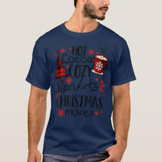 Heiße Schokolade Gemütliche Weihnachtsfilme Freund T-Shirt