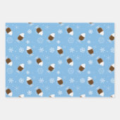 Heiße Schokolade Geschenkpapier Set (Vorderseite)