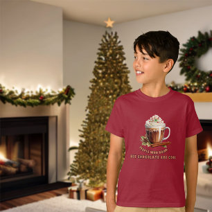 Heiße Schokolade ist Coole Kinder T-Shirt