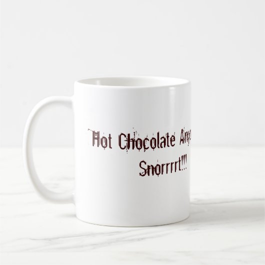 Heiße Schokolade jedermann?? Tasse (Links)